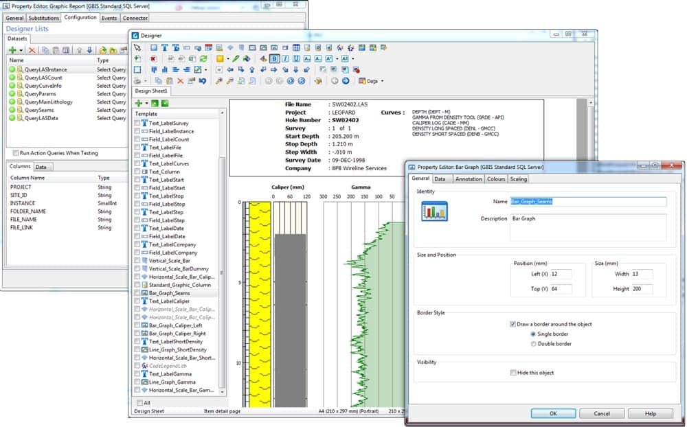 Geological database management - Geobank screenshots Geological database management - Geobank screenshots