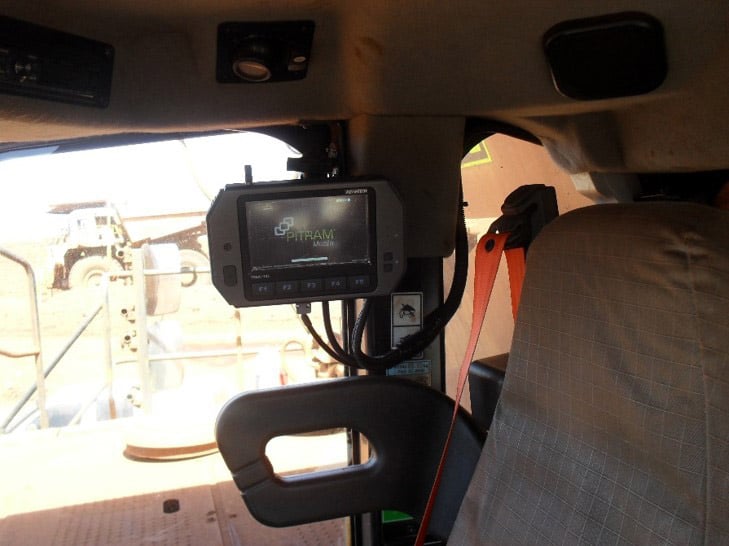 Mine control system - mobile touchscreen tablet Mine control system - mobile touchscreen tablet