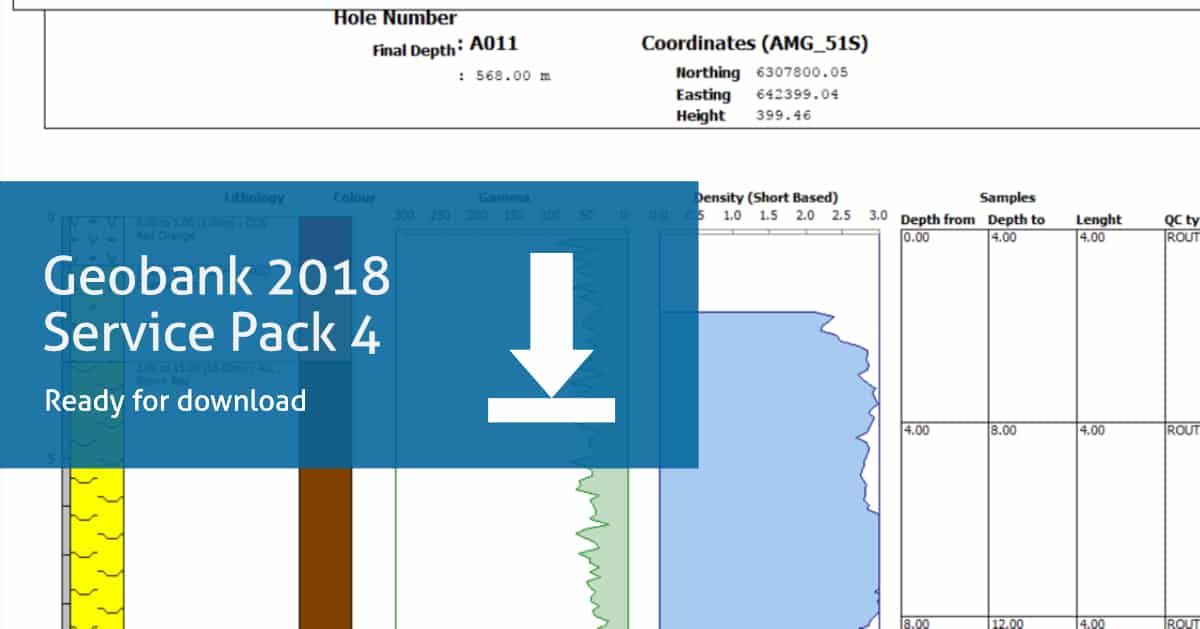 Geobank 2018 Service Pack 4 is now available for download - Micromine
