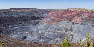 Panorama of a biggest openpit mine in Europe